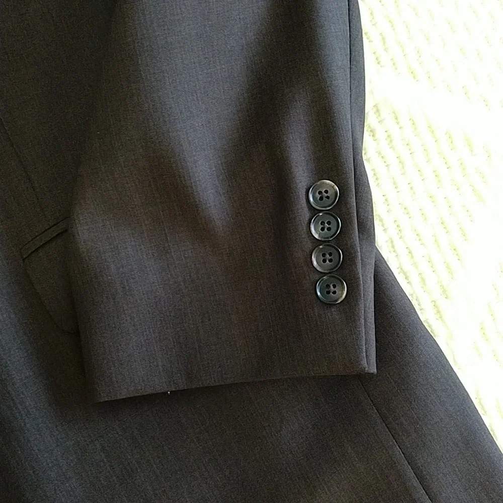 Vintage J. Ferrar Suit Dark Brown 44S